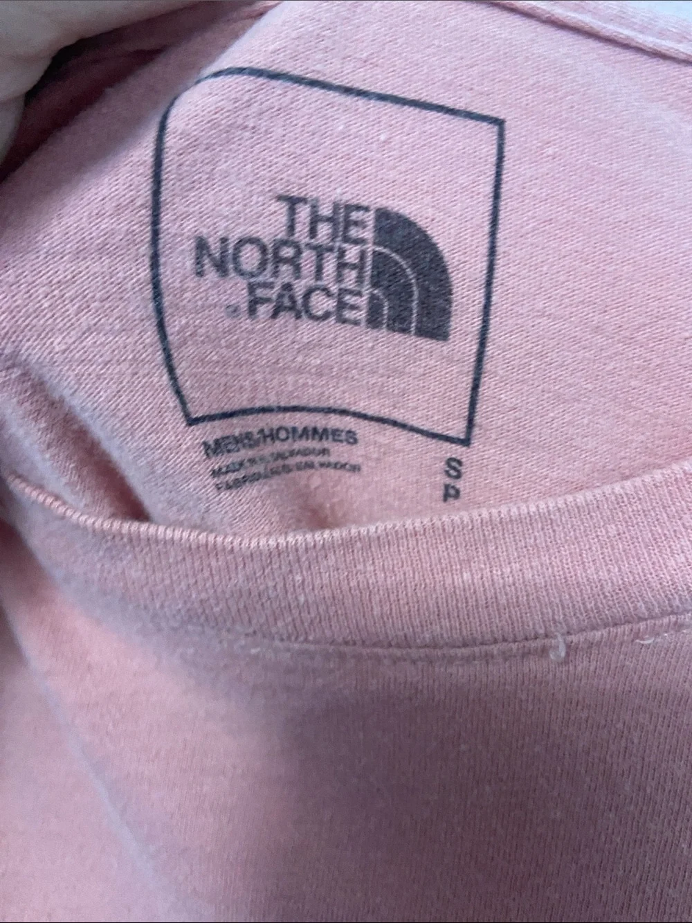 Flawed The North Face Men's Short Sleeve Tee - Coral Dusty pink